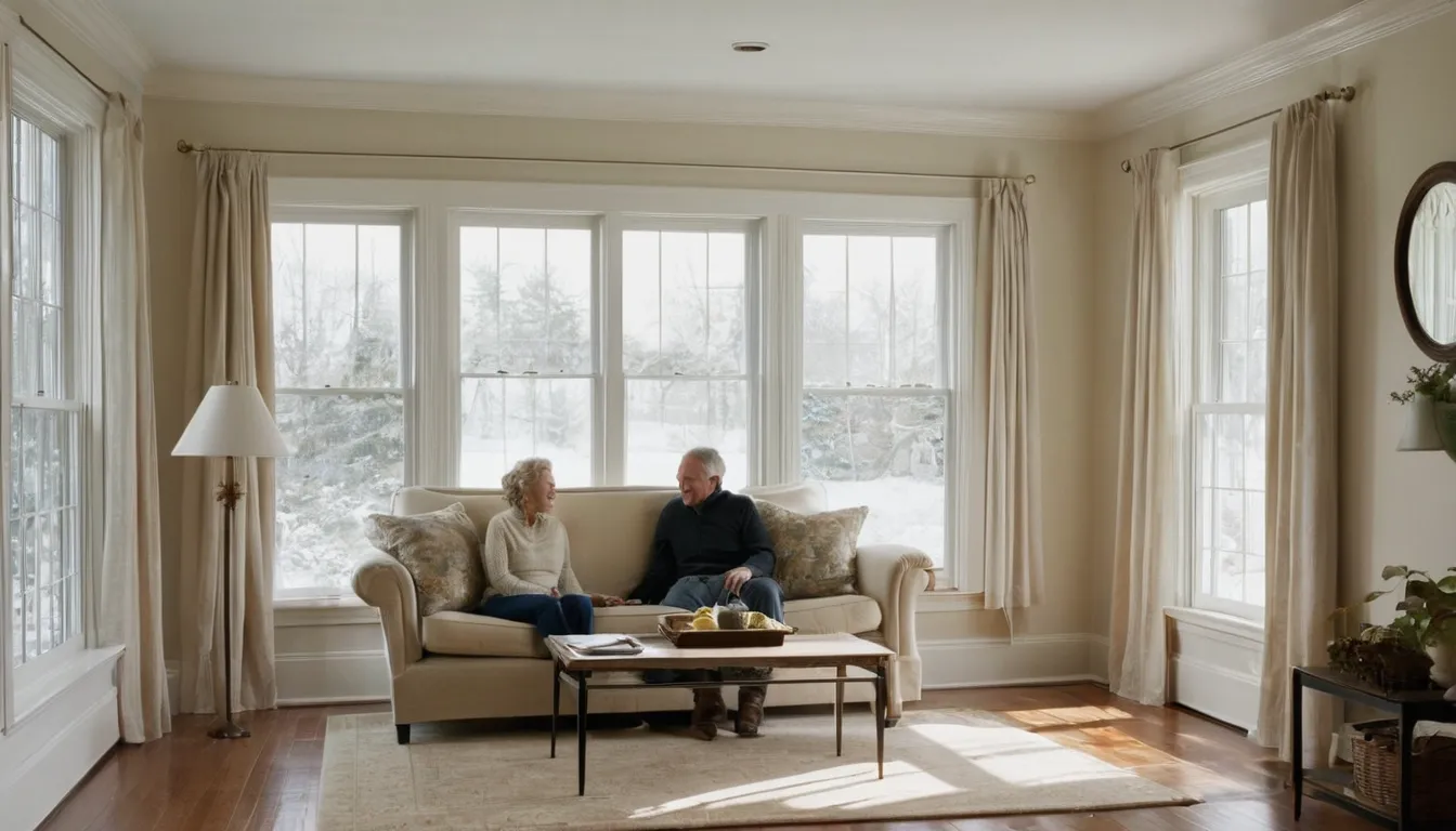 A bright living room window in an older Haverhill home with fresh trim
