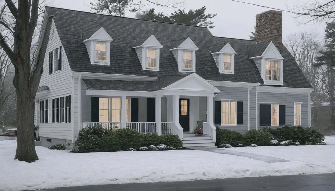 A Cape Cod style home in the Haverhill area with updated windows and siding